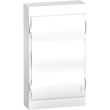 Systeme Electric EASY 9 Корпус навесной с белой дверью 3ряд/36мод, IP40, IK07, 80А, 2 клеммы
