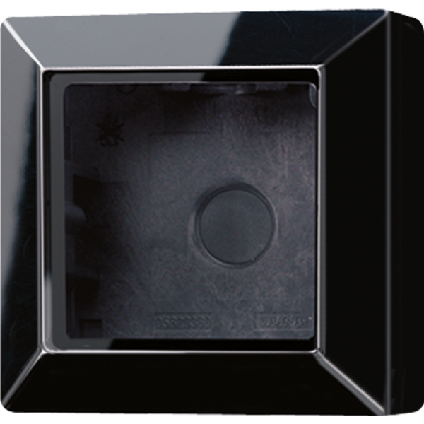 JUNG Коробка для накладного монтажа 1-кратная; чёрная AS581ASW