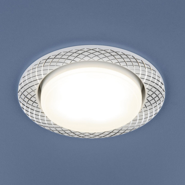 Elektrostandard 1071 GX53 / Светильник встраиваемый WH белый a037499