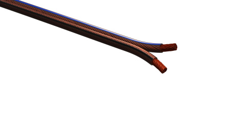 ЭРА A-150-S Акустический кабель 2х1,5 мм2 прозрачный, 100м (8/144) Б0048274
