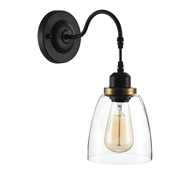 Freya Loft Louise Черный Бра E27 60W FR4167-WL-01-BL