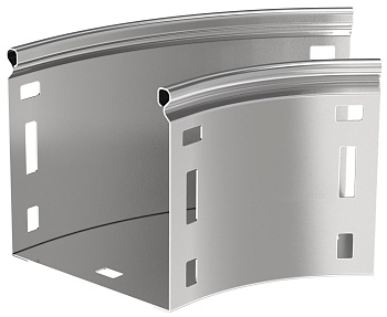 IEK ESCA Поворот плавный 45град тип Г01 ESCA 80х80мм