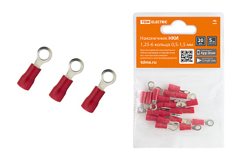 TDM Наконечник НКИ 1,25-6 кольцо 0,5-1,5мм (20шт) SQ0568-0003