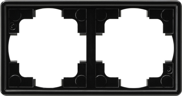 Gira S-Color Черный Рамка 2-ая 021247