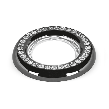 Купить Gauss Светильник Strass Gu5.3 1/30 круг, кристал/черный CA038