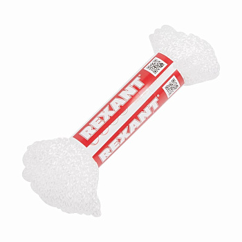 Шнур 5мм 10м (белый) Rexant 77-0510-1