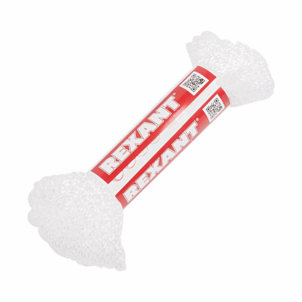 Шнур 5мм 10м (белый) Rexant 77-0510-1