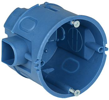 IEK GENERICA Коробка С3 уст. D=68x60мм для твердых стен (с саморезами) UKT10-068-060-000-A-S-UO