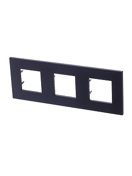ABB NIE Zenit Антрацит Рамка 3-я 2+2+2 мод 2CLA227300N1801