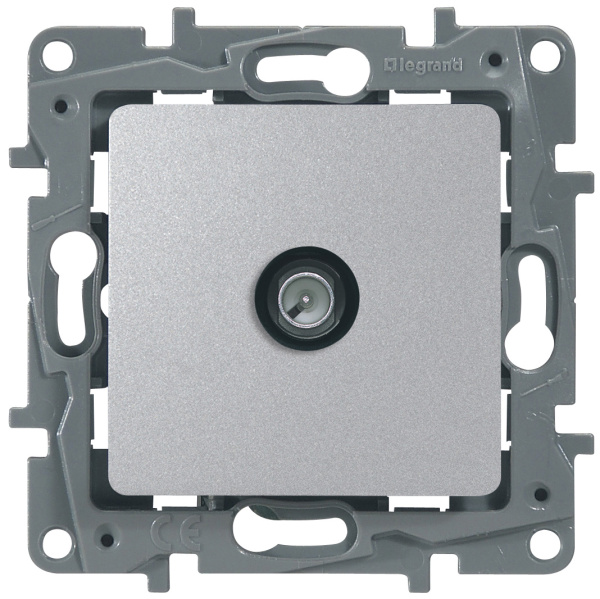 Купить Legrand Etika Алюминий Розетка TV оконечная 672465