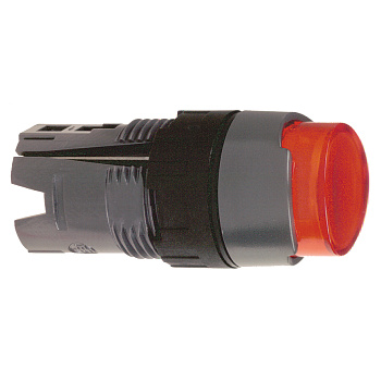 SE Кнопка круглая удлиненная с подсветкой красная ZB6AE4