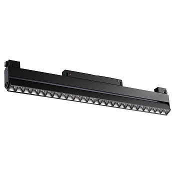 Novotech 358545 SHINO NT21 000 черный Трековый светильник для низковольного шинопровода IP20 LED 4000K 24W 48V FLUM Novotech 358545 SHINO NT21 000 черный Трековый светильник для низковольного шинопровода IP20 LED 4000K 24W 48V FLUM