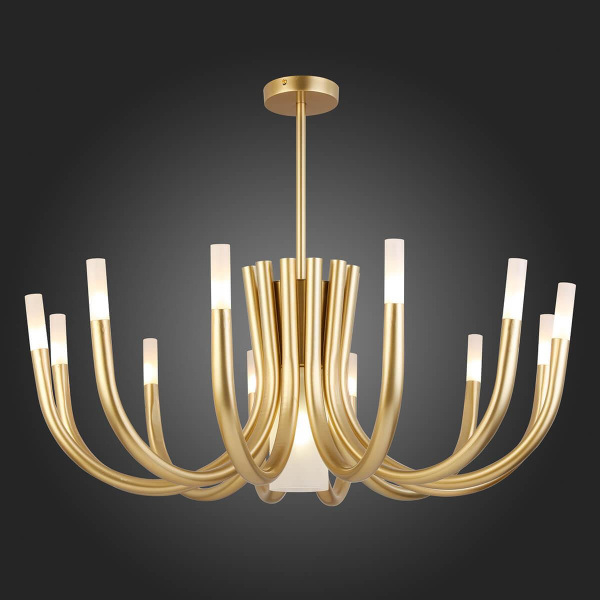 Купить ST Luce SL1173.202.13 Люстра потолочная Золото/Белый G4/E27 12+1*3+60W