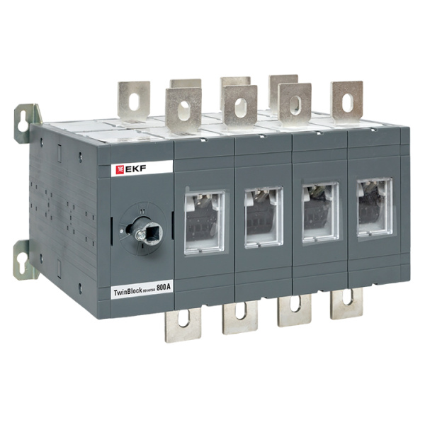 EKF Рубильник 800A 4P реверсивный без рукоятки управления TwinBlock