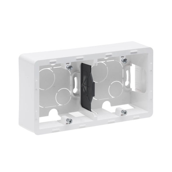 Купить Legrand INSPIRIA Белый Коробка накладного монтажа - 2 поста 673990