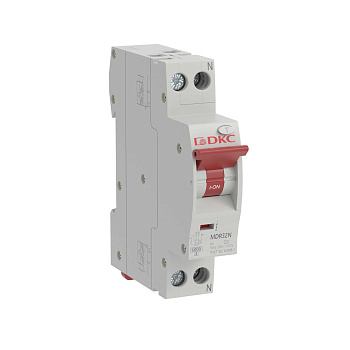 DKC Компактный автоматический выключатель дифференциального тока YON max типа MDR, 1P+N, 10mA, 10A, хар-ка C, 6kA, тип А MDR32N-1N1C10-A