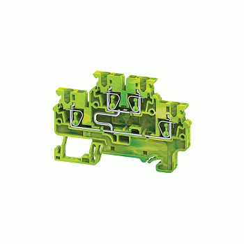 КЭАЗ Клемма заземляющая пружинная OptiClip CXDLG-2,5-2L-PE-I-S-(0,2-2,5)-PEN