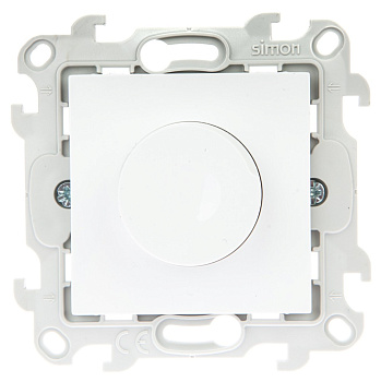 Simon 24 Белый Светорегулятор проходной, 40-450W 2410313-030