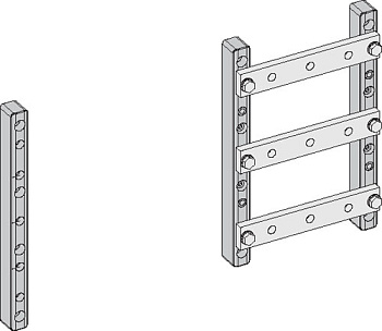 ABB Держатель для 3-х шин, 60/100мм ZX520