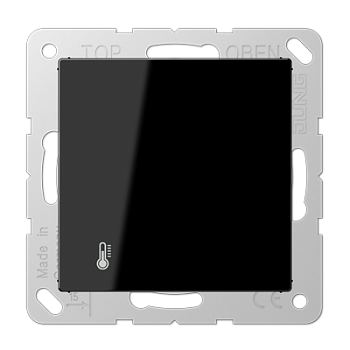 JUNG KNX Черный Регулятор с ручкой для установки температуры A2178ORTSSW