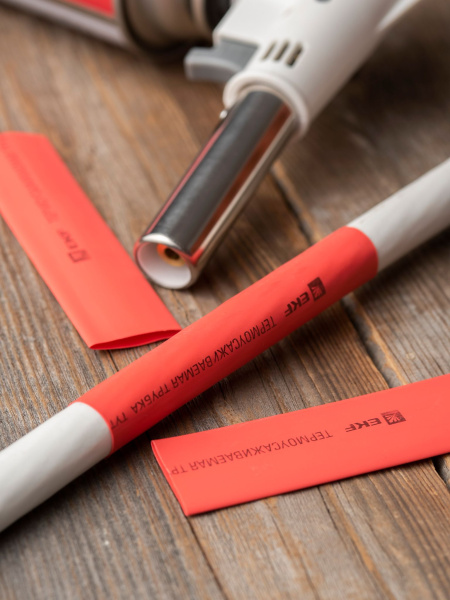 Купить EKF PROxima Термоусаживаемая трубка ТУТ нг 16/8 красная рулон