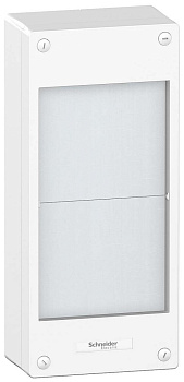 SE Pragma Белый Корпус навесной 2 ряда 26 мод. пластик 450x200x115мм IP30 PRA06218