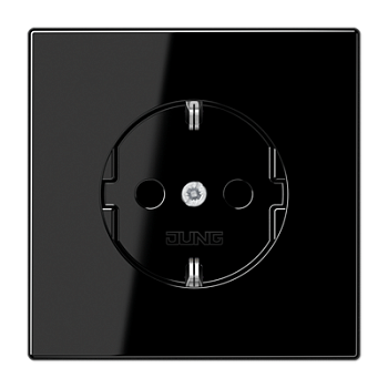 JUNG LS990 Штепсельная розетка Schuko 16A, 250V с защитой от детей LS1521KISW