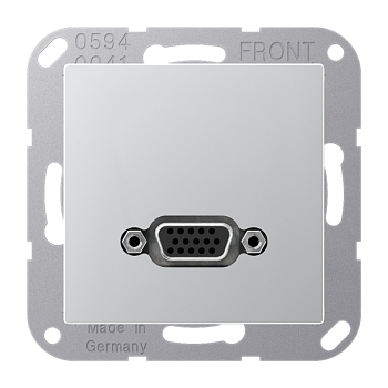 JUNG VGA (D-SUB), алюминий MAA1102AL