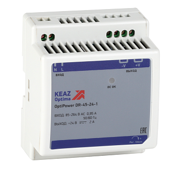 КЭАЗ Блок питания OptiPower DR-45-24-1