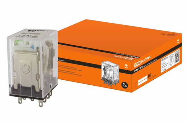 TDM Реле РЭК78/3 с инд. 5А 230В AC SQ0701-0064