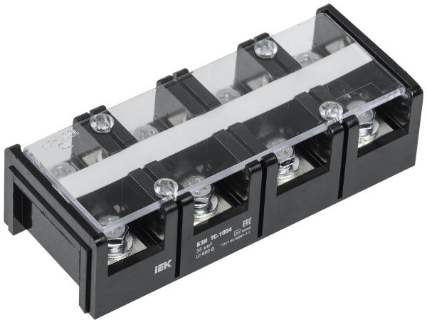 IEK Блок зажимов БЗН ТС-1004 35 мм2 100A 4 пары