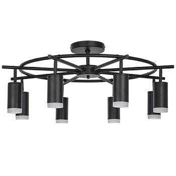 Lightstar LR7183780 Люстра RULLO 8х50W GU10 ЧЕРНЫЙ (571718+214437-8+202430-8), шт