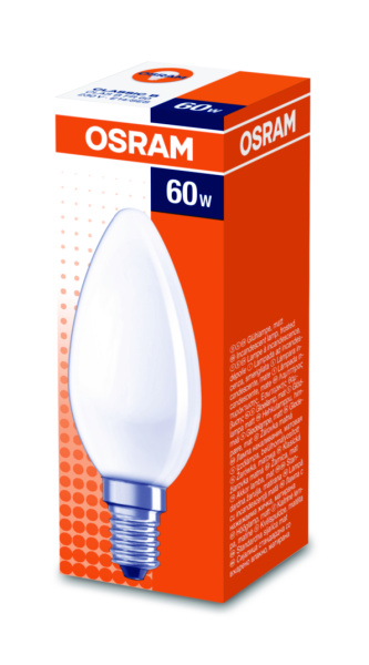 Купить Osram Лампа накаливания CLAS B матовая 60W E14 4008321410719