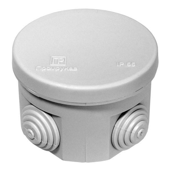 Промрукав Коробка распределительная 40-0110 для о/п безгалогенная (HF) 70х50 (132шт/кор)