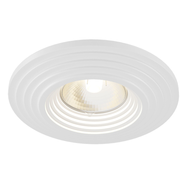Купить Maytoni DownLight Gyps Белый Встроенный светильник 1xGU10 35W DL004-1-01-W