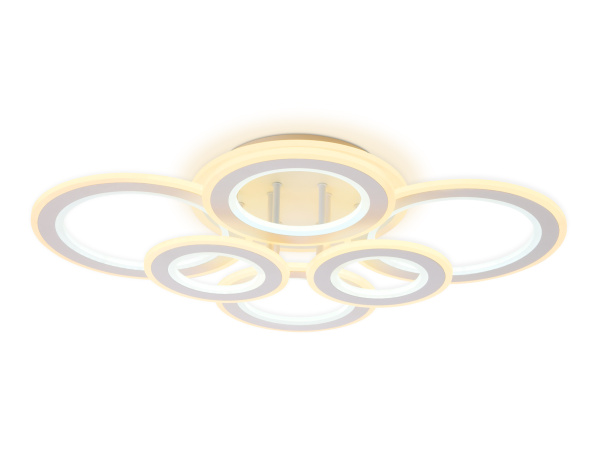 Купить Ambrella Потолочный светодиодный светильник с пультом FA8808 WH белый 198W 700*540*150 (ПДУ РАДИО 2.4)