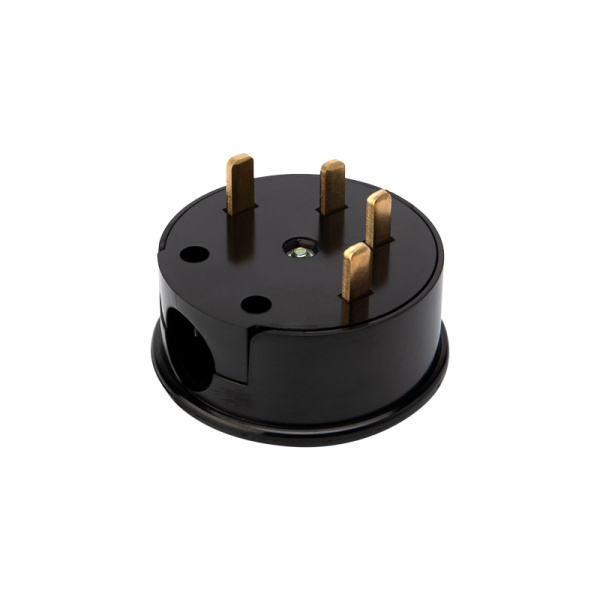 Вилка ВШ для электрической плиты 32 А, 380 В, 3Р+РЕ (ОУ) черная Rexant 11-8927