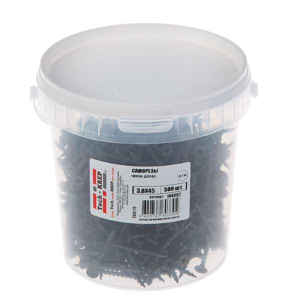 Tech-Krep Саморез ШСГД 3,8х45 (500 шт) - ведро 100082