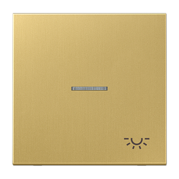 JUNG клавиша  с линзой, латунь Classic ME2990KO5LC