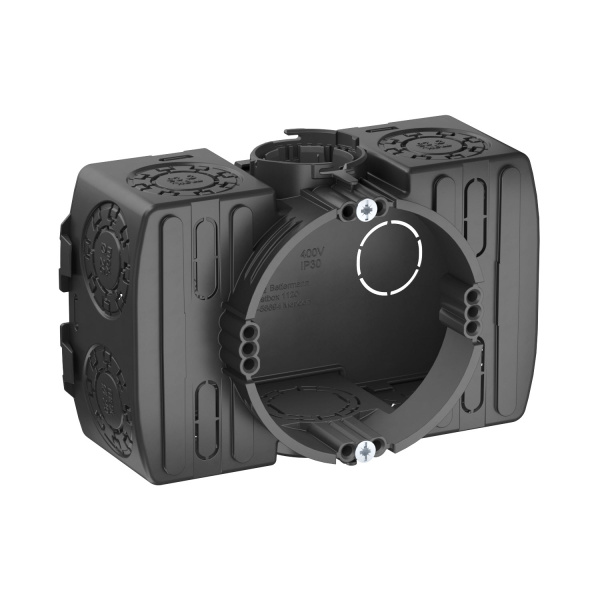 OBO Bettermann Монтажная коробка с бок пространством для зажима, для установки в сплошную стену, Ø60xH50x114 мм 2003725