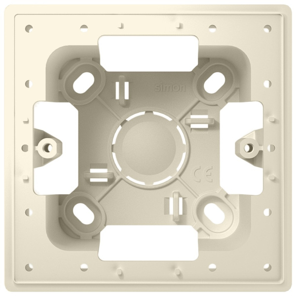 Купить Simon 24 Слоновая кость Коробка монтажная для накладного монтажа на 1 модуль 2400751-031
