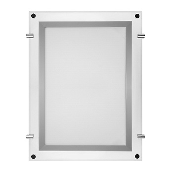 Бескаркасная настенная односторонняя световая панель Постер Crystalline Round LED 1090х1690, 40 Вт Rexant 670-1275