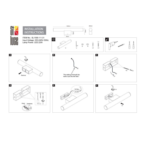 Купить ST Luce Curra SL1599.111.01 Светильник