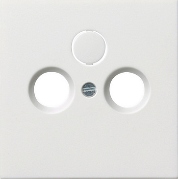 Gira F100 Бел глянц Накладка TV-FM-(SAT)розетки 0869112