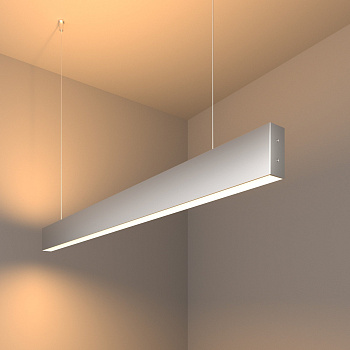 Elektrostandard 101-200-40-103 / Линейный светодиодный подвесной двусторонний светильник 103см 40W 3000K матовое серебро a041520