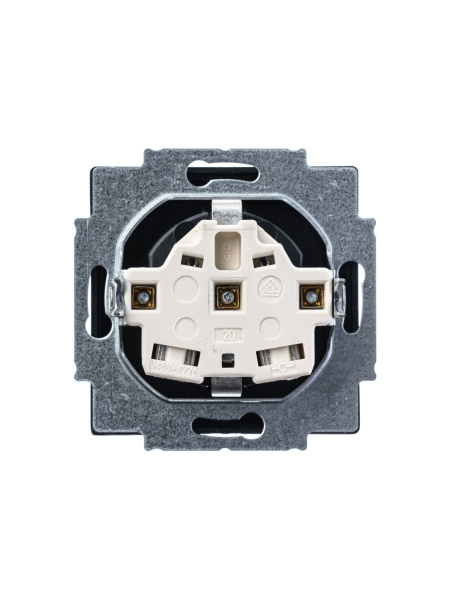 Купить ABB BJE Solo/Future Антрацит Розетка с/з с крышкой 2CKA002018A1486