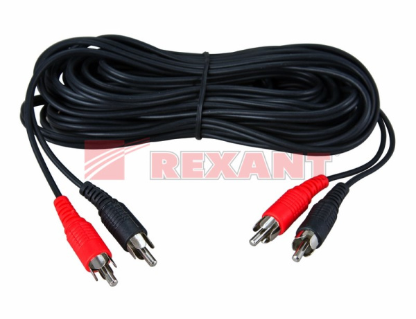 Купить Шнур 2x2 RCA 1.5М Rexant 17-0103