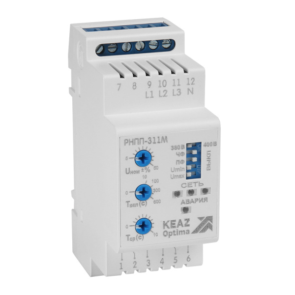 КЭАЗ Реле напряжения OptiDin РНПП-311М-24DC-УХЛ3.1