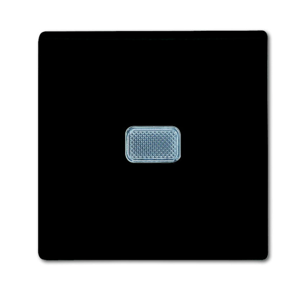 ABB BJB Basic 55 Шато (чёрн) Выключатель 1-клавишный с подсветкой 2CKA001012A2175