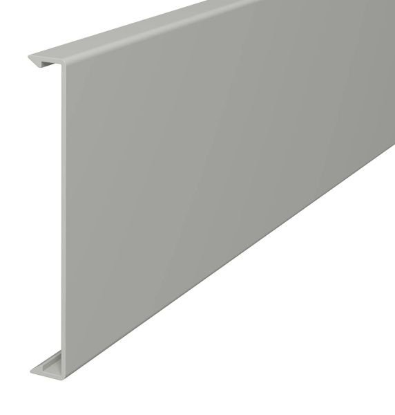 OBO Bettermann Крышка кабель-канала WDK 110x2000 мм, ПВХ серый RAL7030 6022715